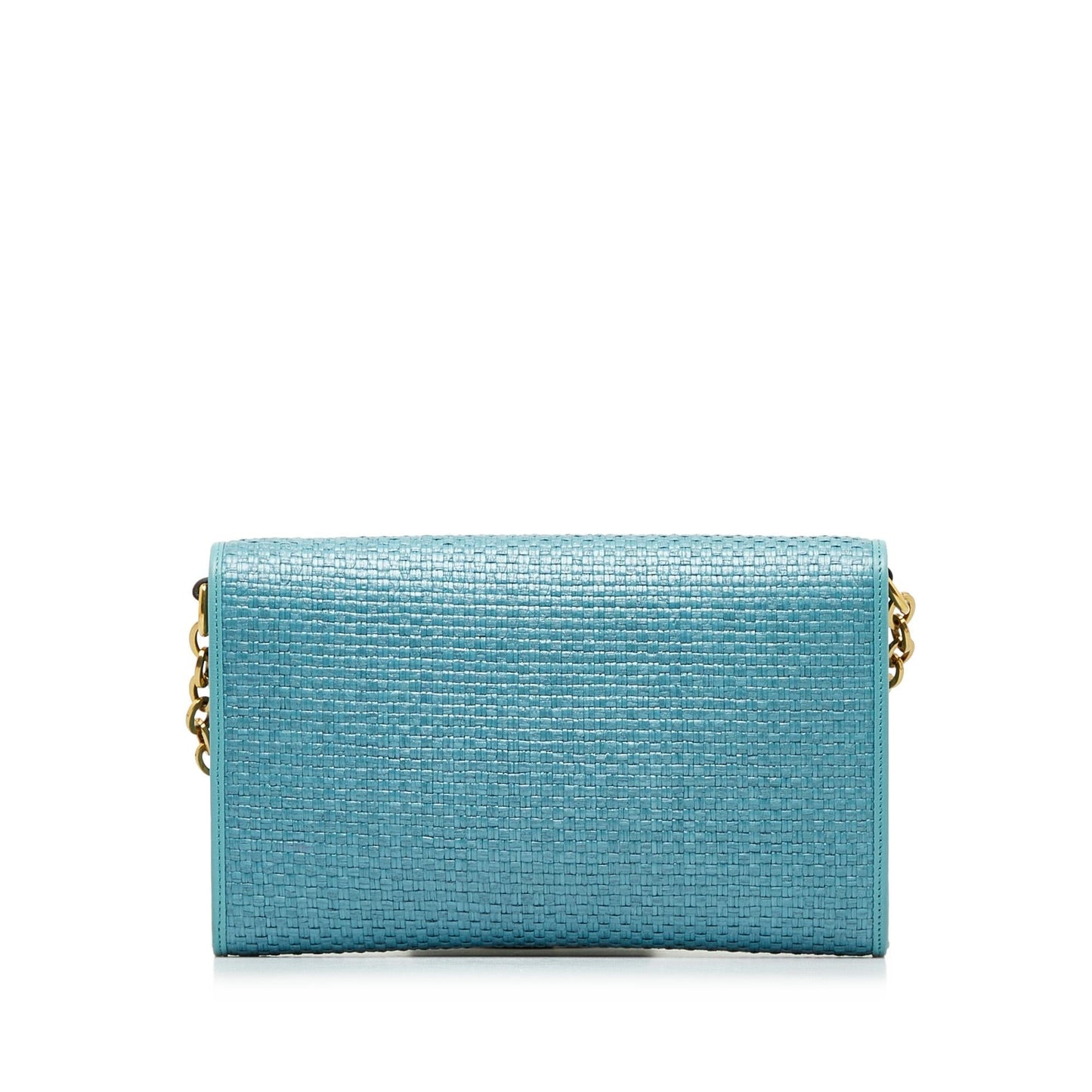 Gucci Horsebit 1955 Raffia Chain Bag (4v9ib8)