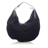 Gucci Horsebit Canvas Hobo Bag (33178)