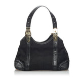Gucci Horsebit Canvas Shoulder Bag (34217)