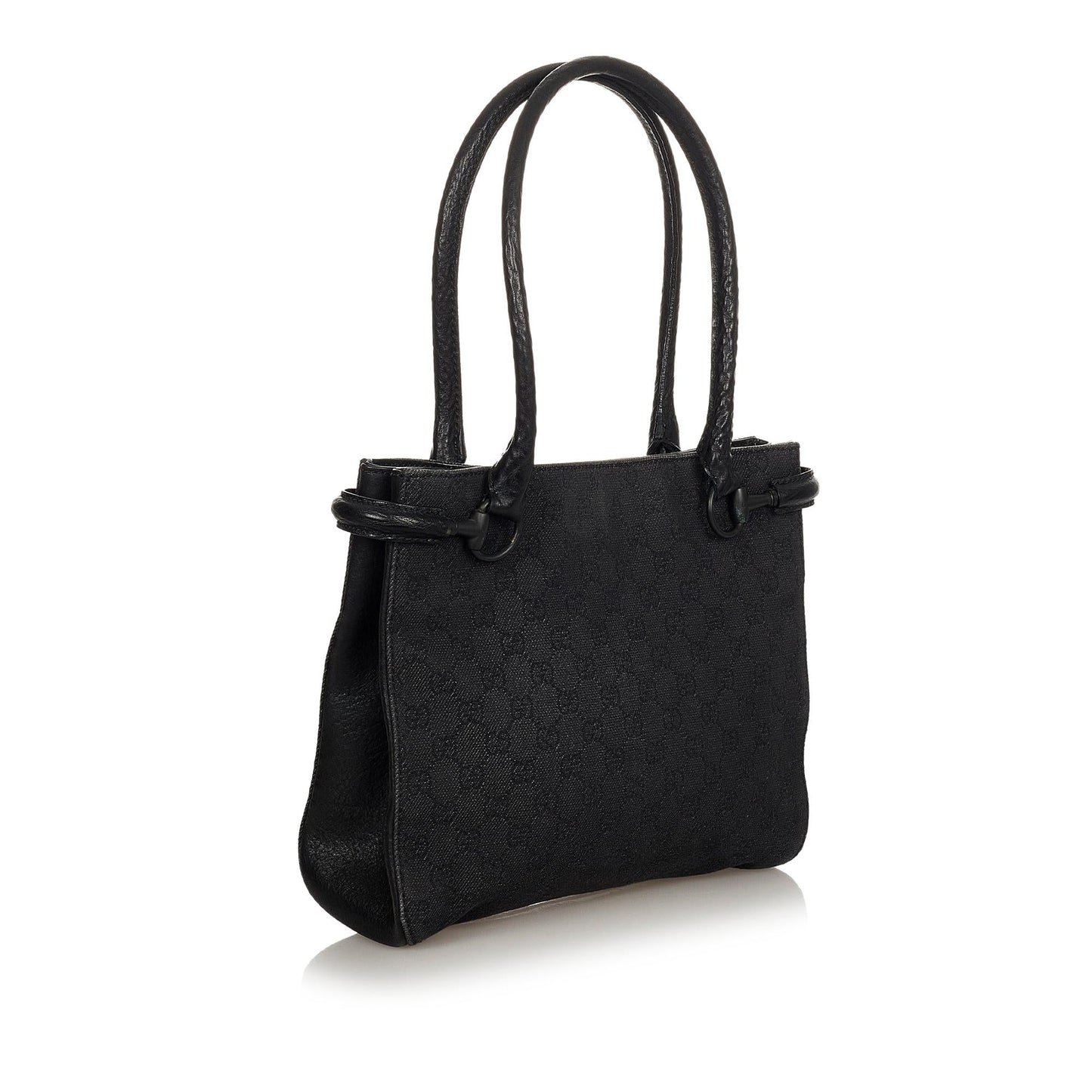 Gucci Horsebit Canvas Shoulder Bag (7Ier59)