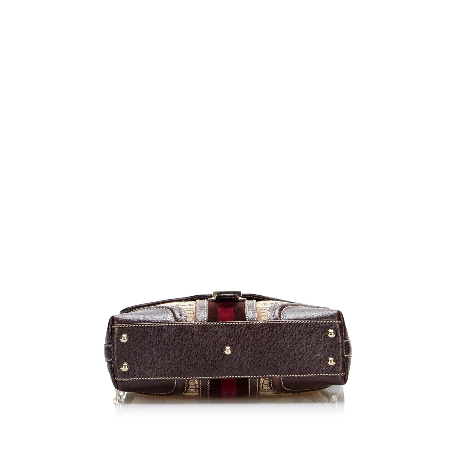 Gucci Horsebit Canvas Web Treasure Shoulder Bag (DaSmAf)