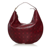 Gucci Horsebit Embossed Leather Hobo Bag (32721)
