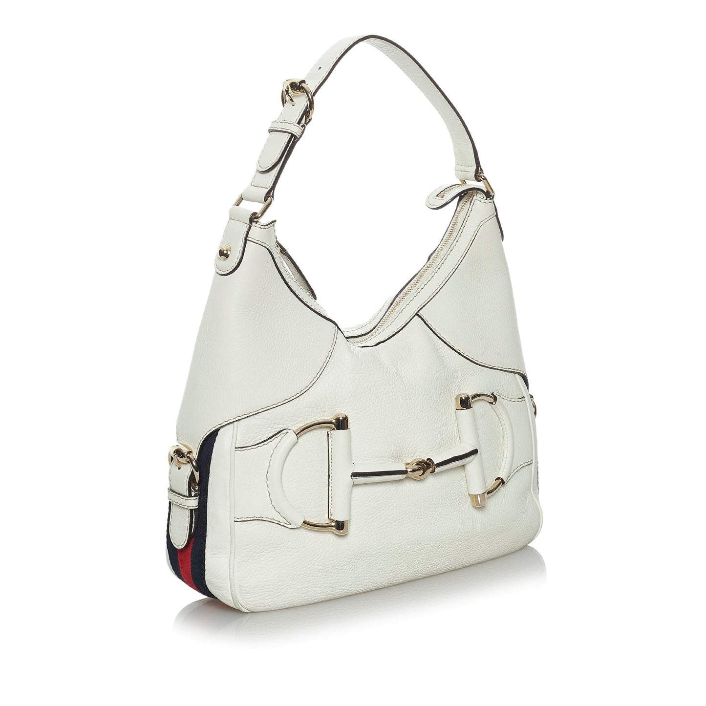 Gucci Horsebit Heritage Leather Shoulder Bag (33899)