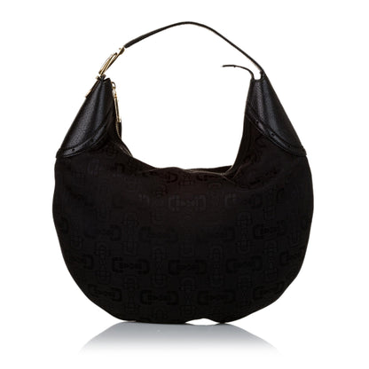 Gucci Horsebit Jacquard Glam Hobo (34855)