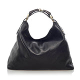 Gucci Horsebit Leather Hobo Bag (33488)