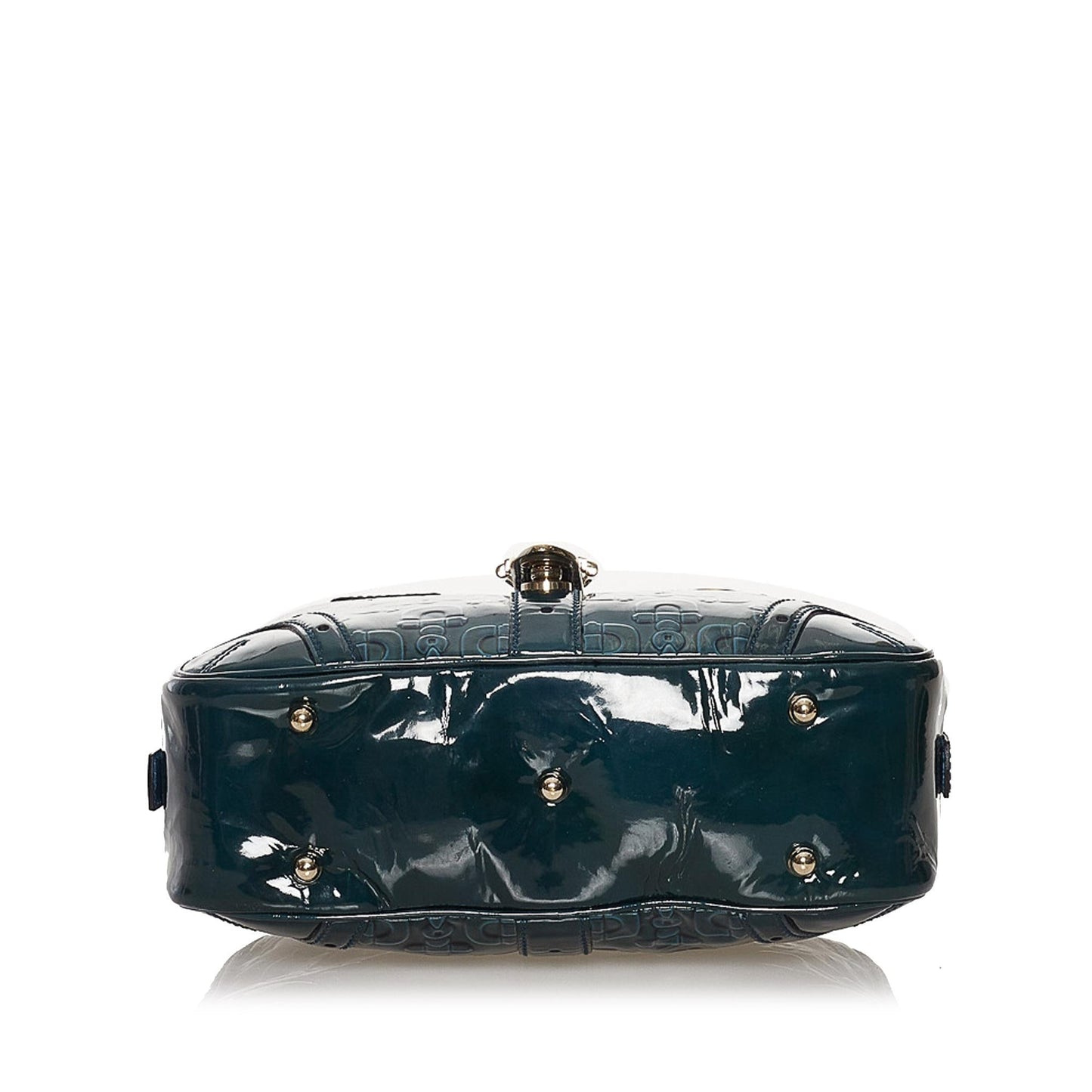 Gucci Horsebit Patent Leather Handbag (Y5Im6s)