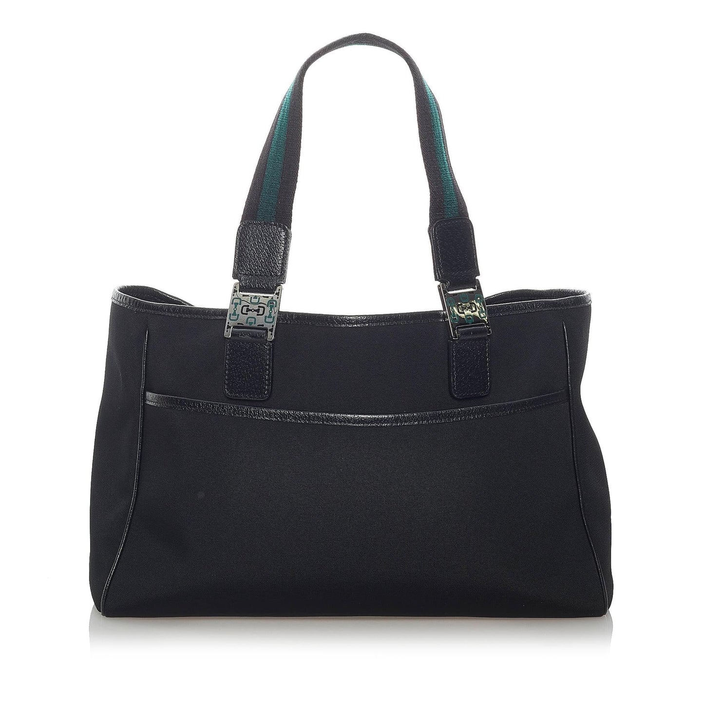 Gucci Horsebit Web Canvas Handbag (fpGZRl)