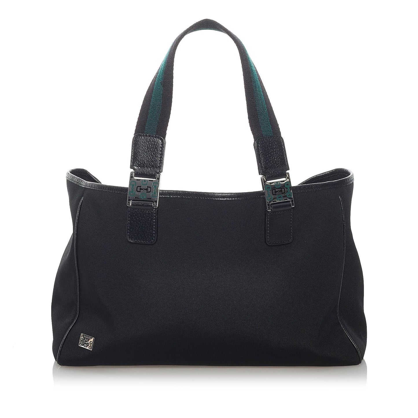 Gucci Horsebit Web Canvas Handbag (fpGZRl)