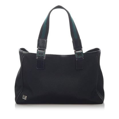 Gucci Horsebit Web Canvas Handbag (fpGZRl)