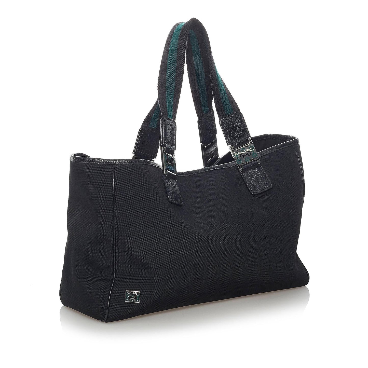Gucci Horsebit Web Canvas Handbag (fpGZRl)