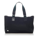 Gucci Horsebit Web Nylon Handbag (37218)