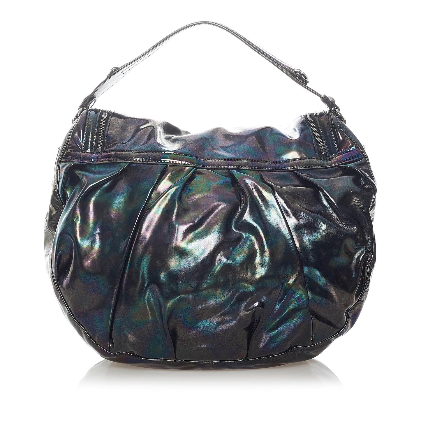 Gucci Icon Bit Patent Leather Hobo Bag (31901)