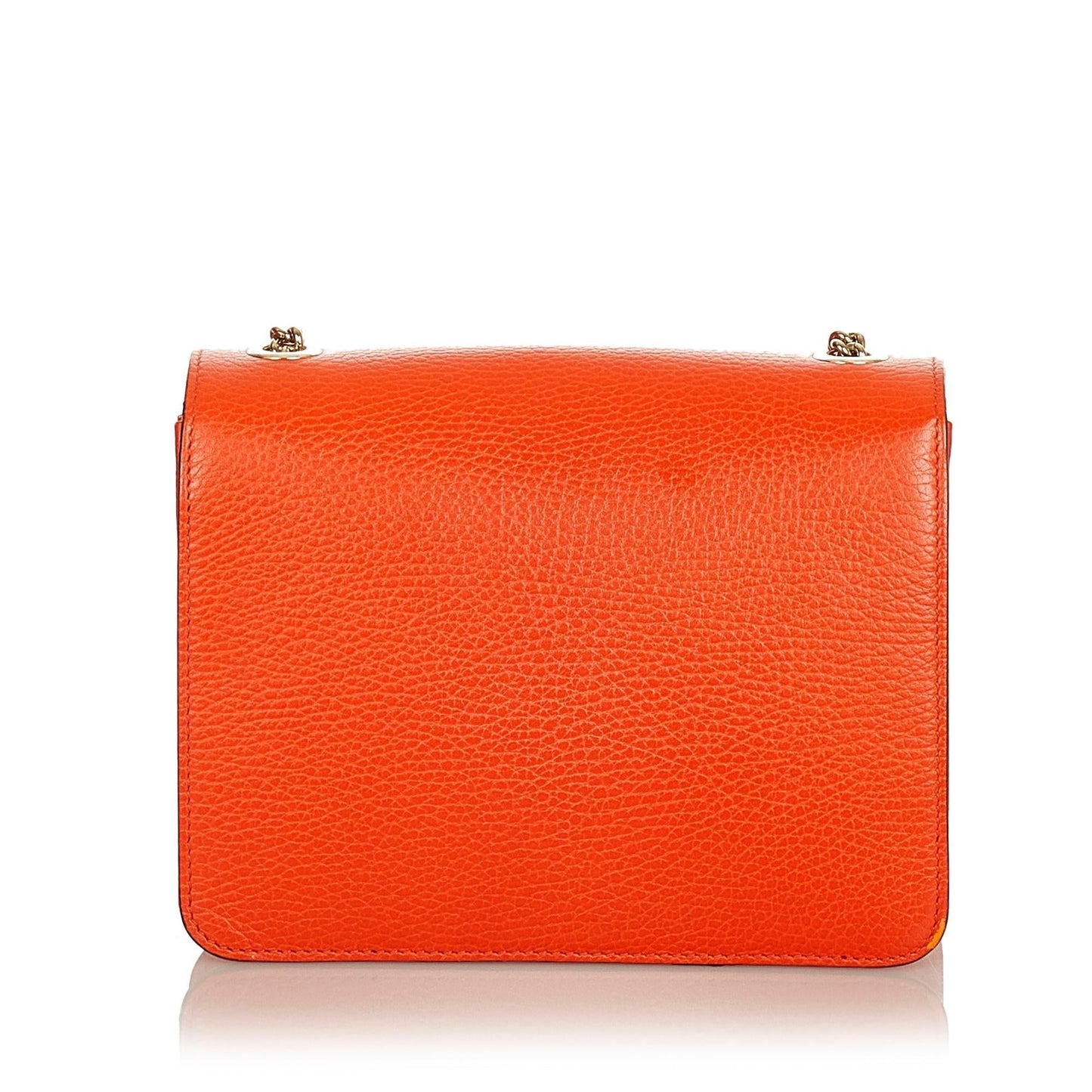 Gucci Interlocking G Chain Leather Crossbody Bag (37320)