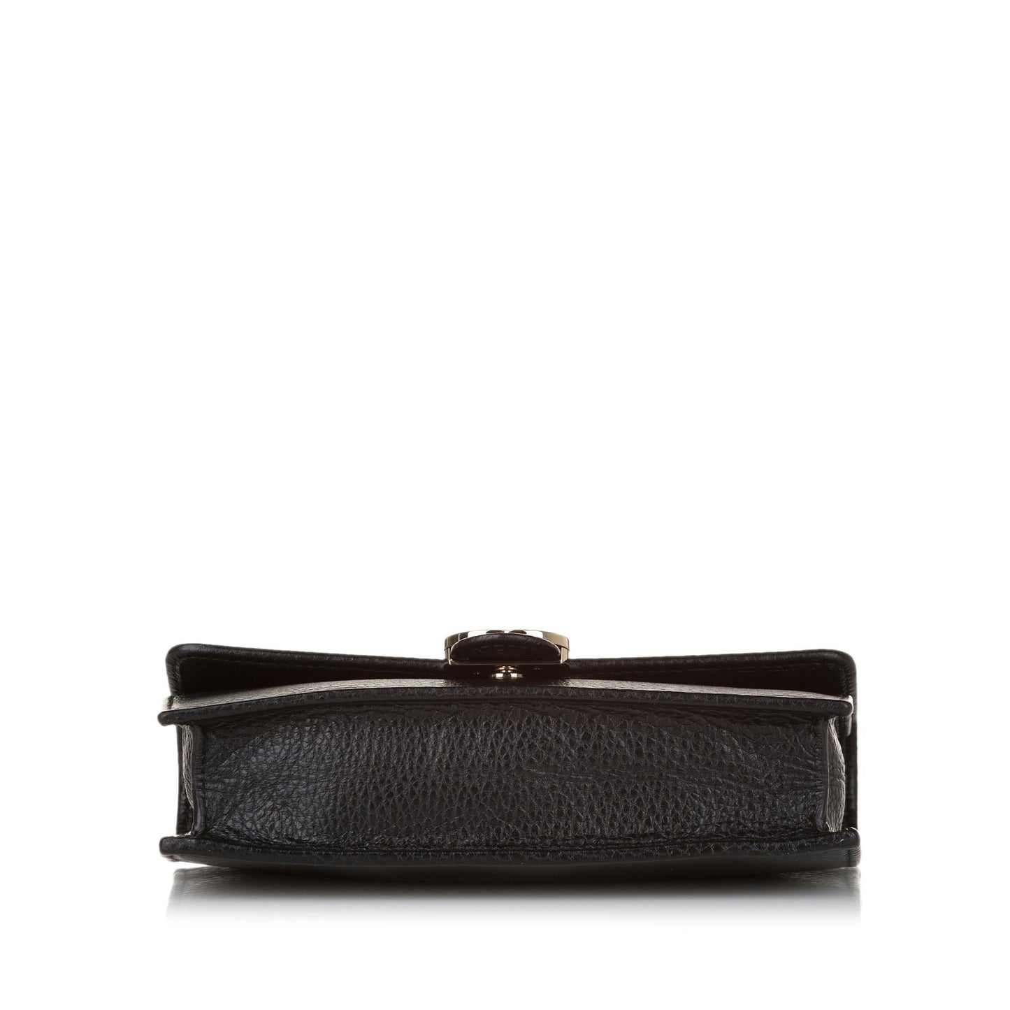 Gucci Interlocking G Chain Leather Wallet on Chain (31579)