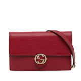 Gucci Interlocking G Dollar Wallet on Chain (kOCG1F)
