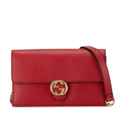 Gucci Interlocking G Dollar Wallet on Chain (9YMTb8)
