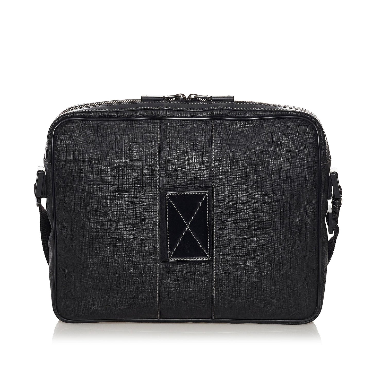 Gucci Interlocking G Leather Crossbody Bag (33386)