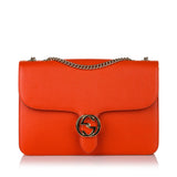 Gucci Interlocking G Leather Crossbody Bag (34488)