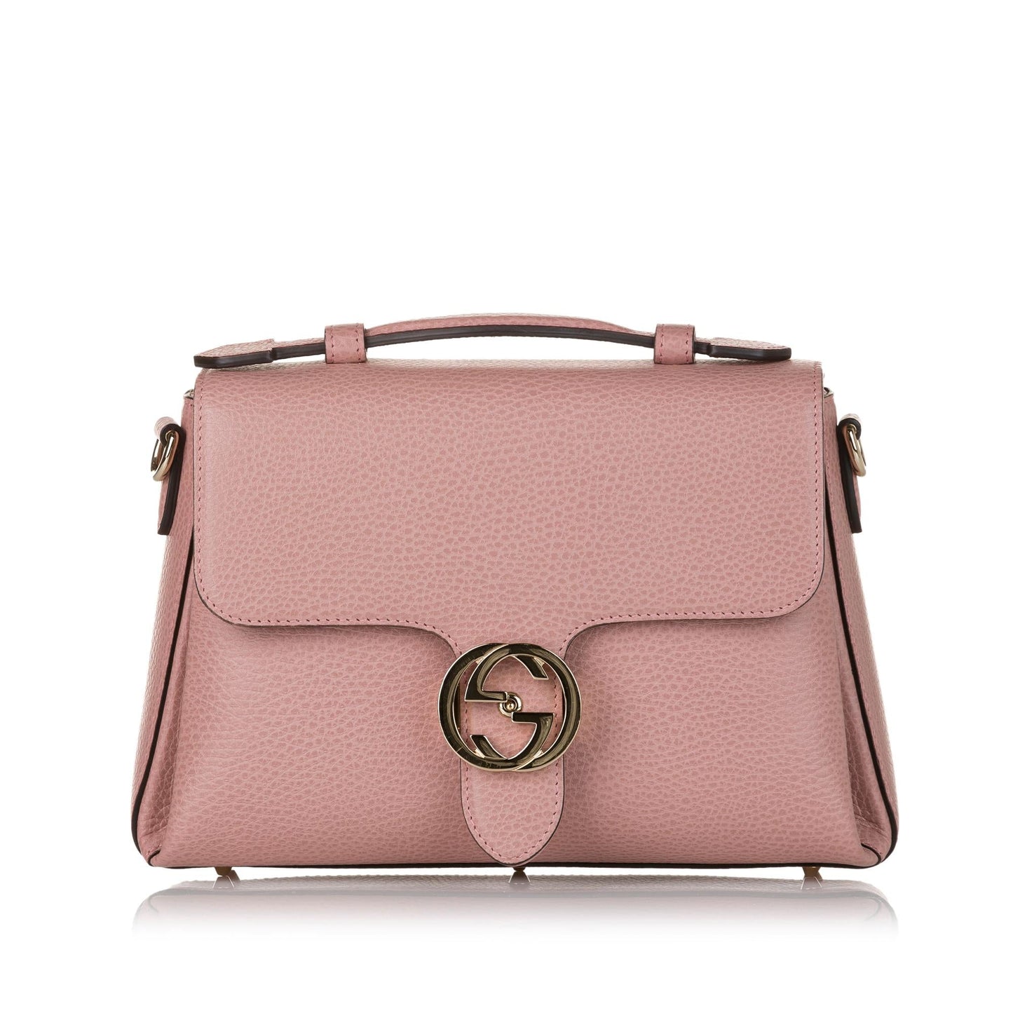 Gucci Interlocking G Leather Satchel (31610)