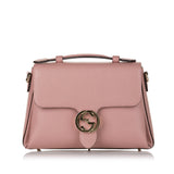 Gucci Interlocking G Leather Satchel (SHG-31610)