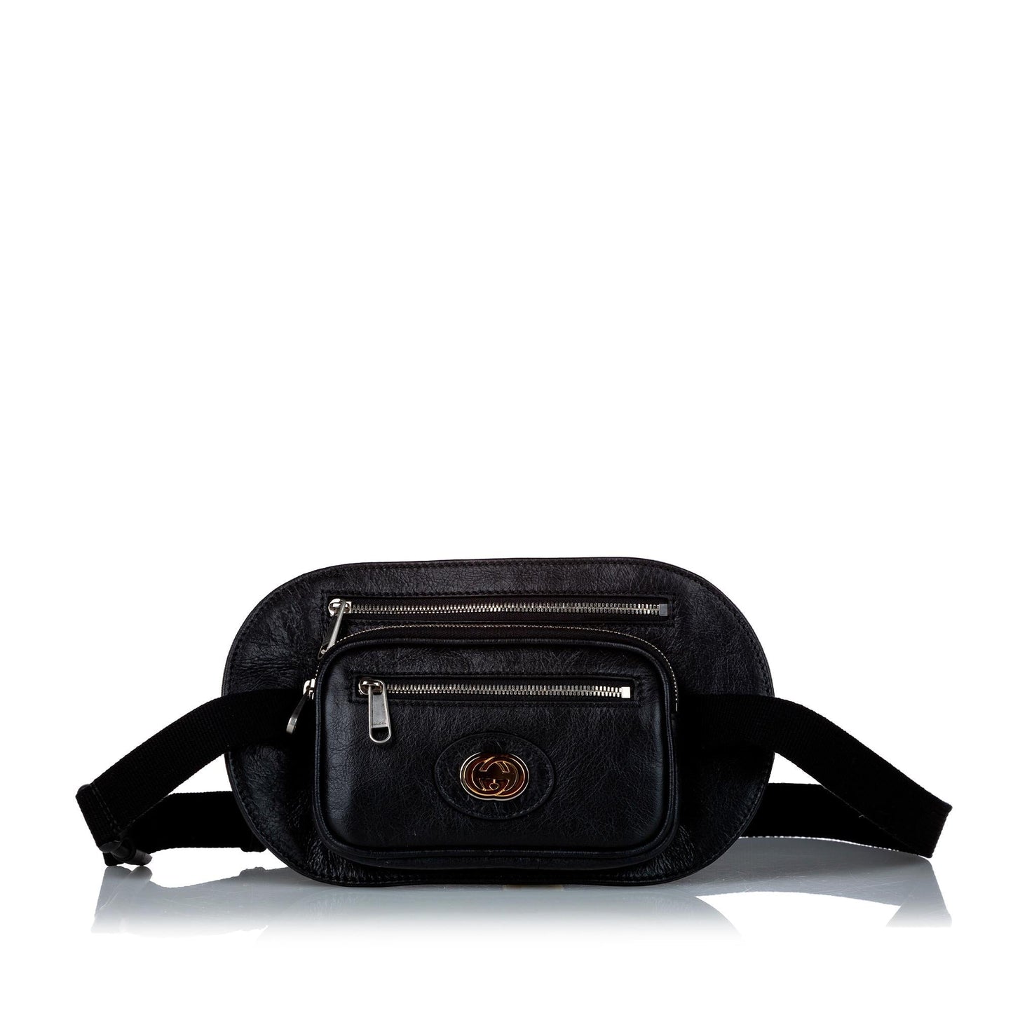 Gucci Interlocking G Morpheus Leather Belt Bag (SHG-28987)