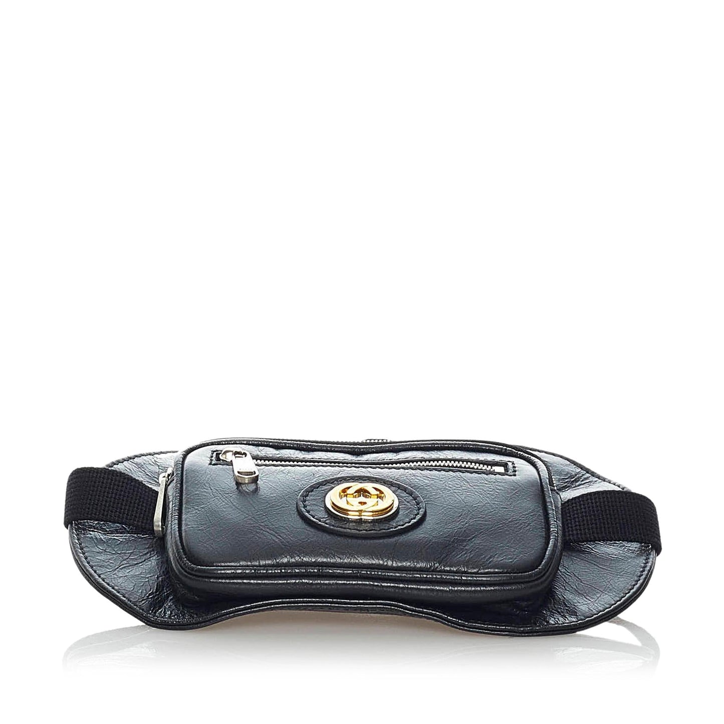 Gucci Interlocking G Morpheus Leather Belt Bag (33575)