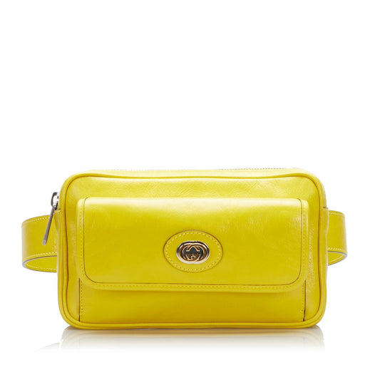 Gucci Interlocking G Morpheus Leather Belt Bag (QsHqvG)