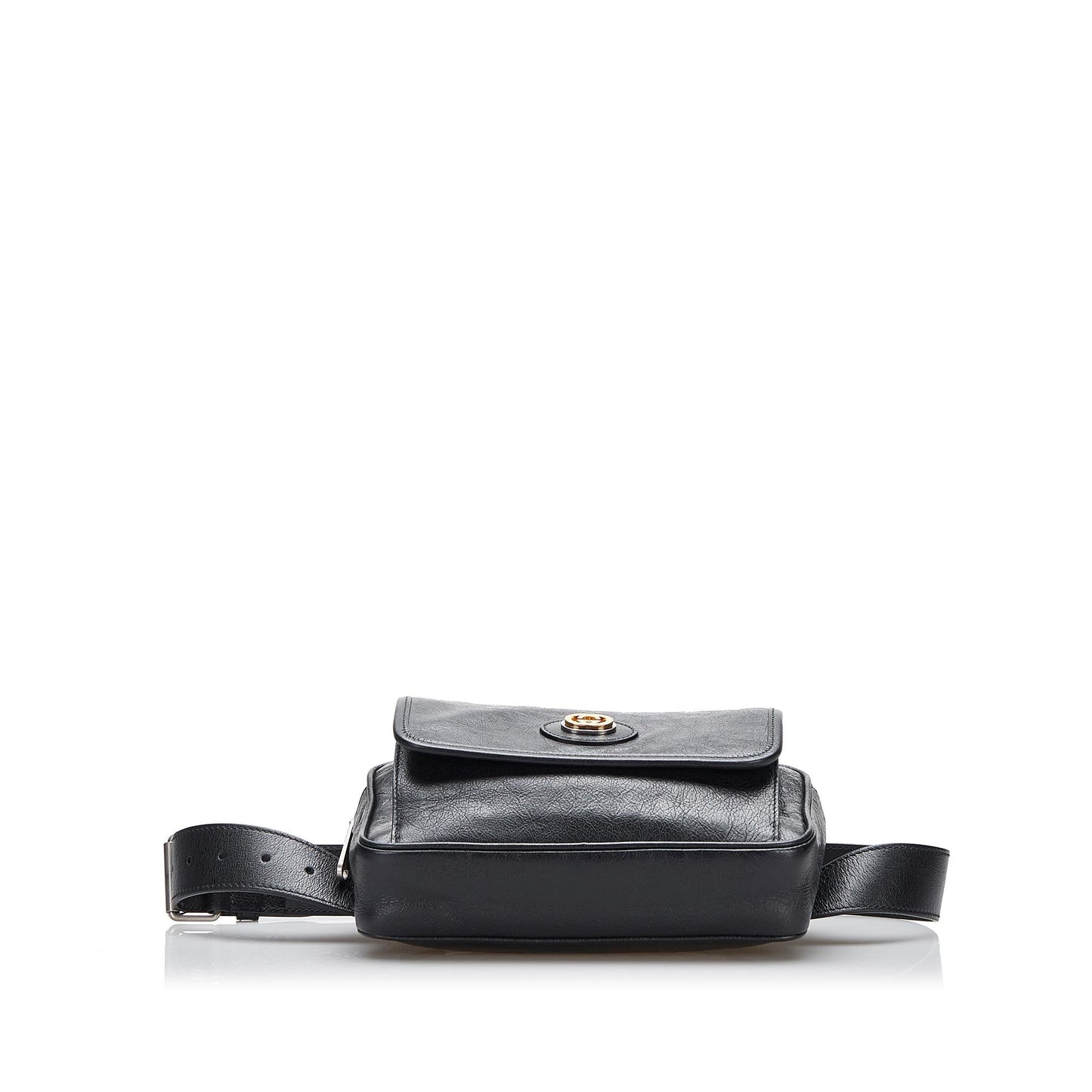 Gucci Interlocking G Morpheus Leather Belt Bag (5tPQ6y)