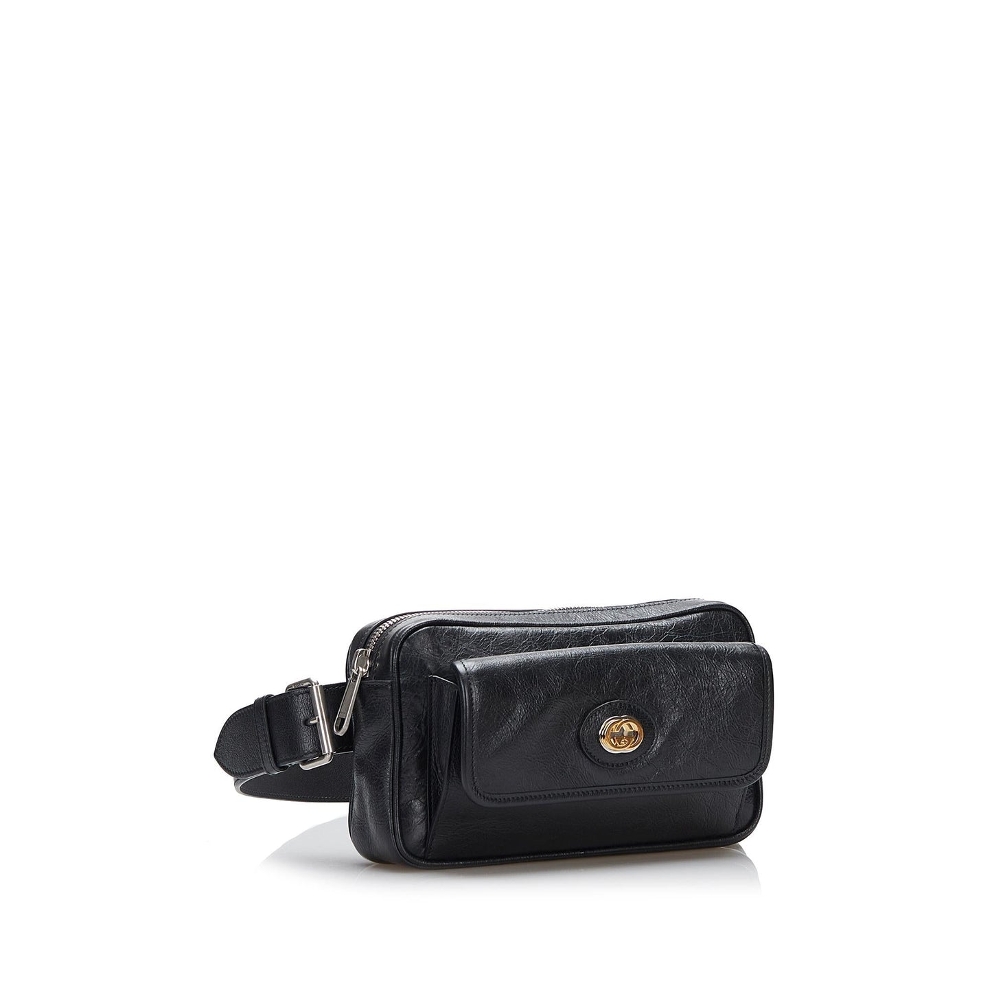 Gucci Interlocking G Morpheus Leather Belt Bag (5tPQ6y)