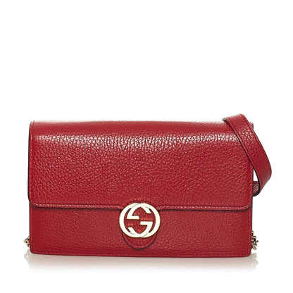 Gucci Interlocking G Wallet On Chain (35312)