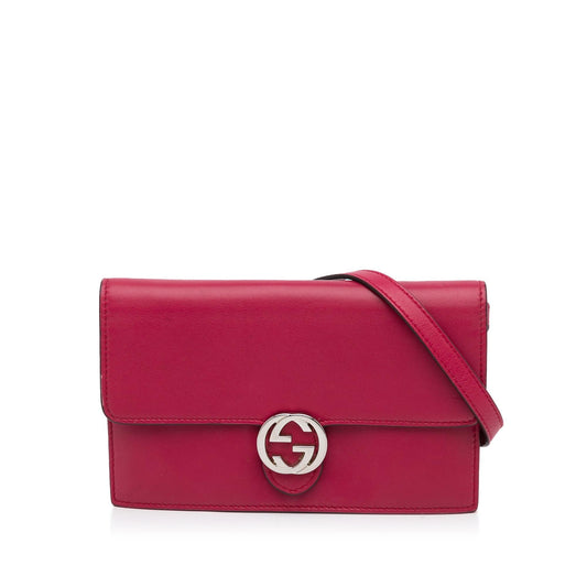 Gucci Interlocking G Wallet On Chain (bJgZos)