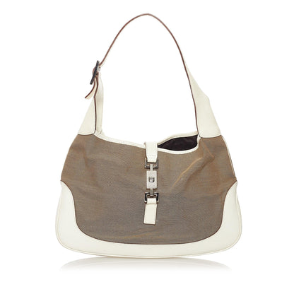 Gucci Jackie Canvas Shoulder Bag (32861)