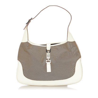 Gucci Jackie Canvas Shoulder Bag (33782)