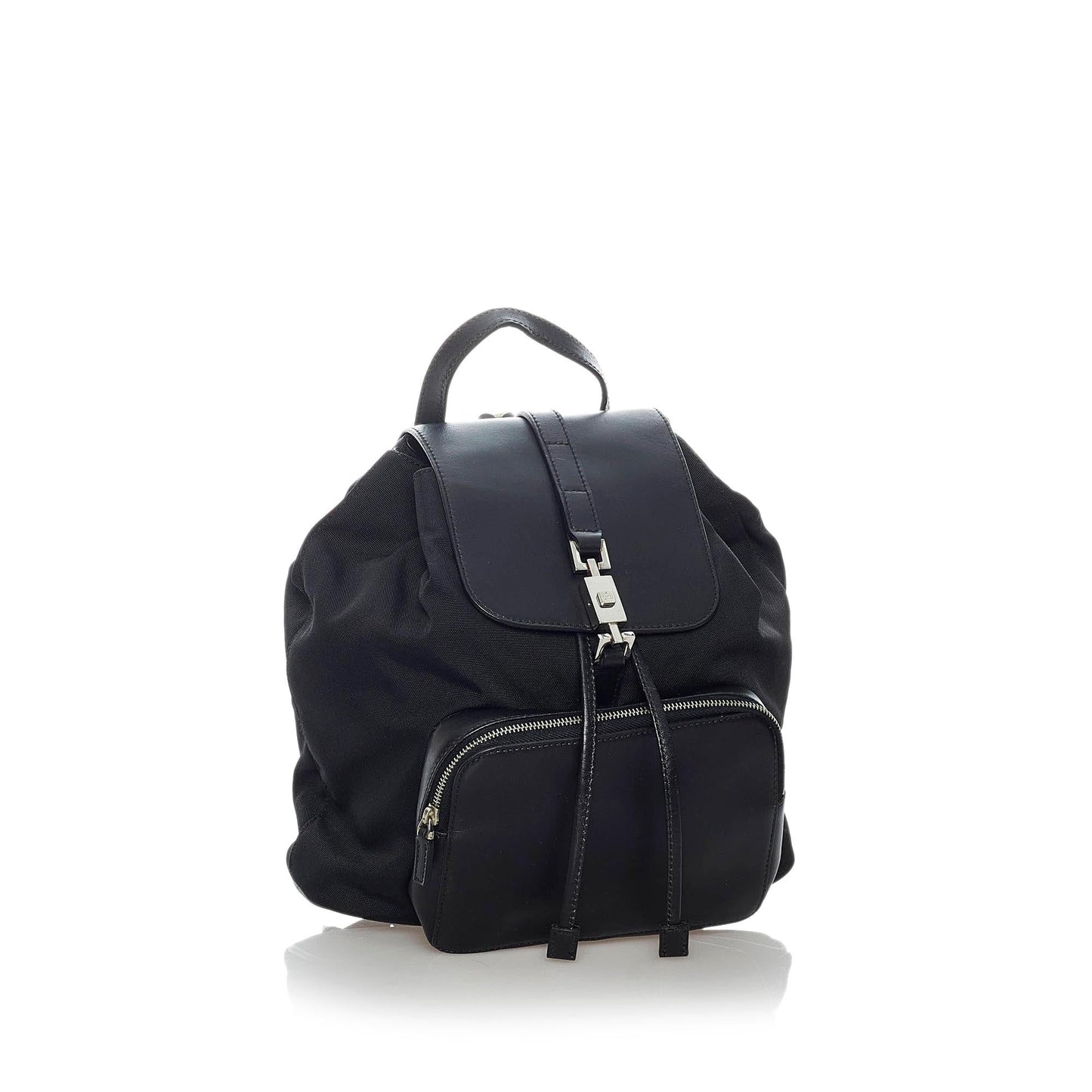 Gucci Jackie Nylon Drawstring Backpack (30738)