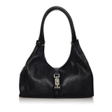 Gucci Jackie Perforated Leather Shoulder Bag (SHG-30008)