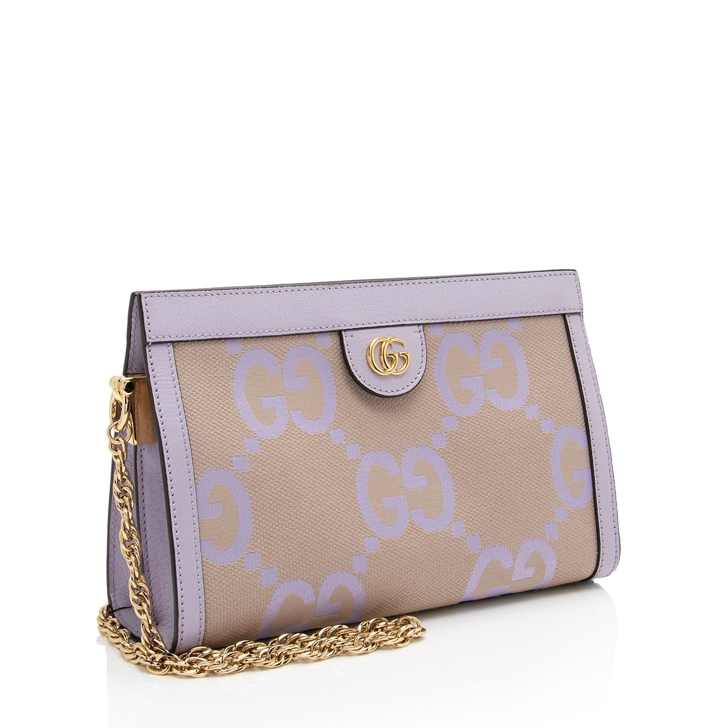 Gucci Jumbo GG Canvas Ophidia Small Shoulder Bag (SHF-omH5F8)