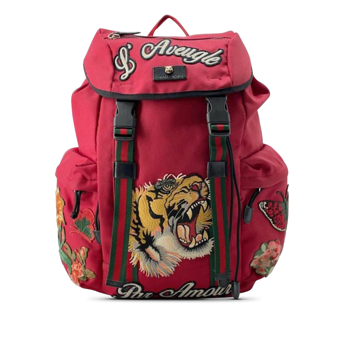 Gucci L'Aveugle Par Amour Techno Canvas Backpack (EGgpNO)