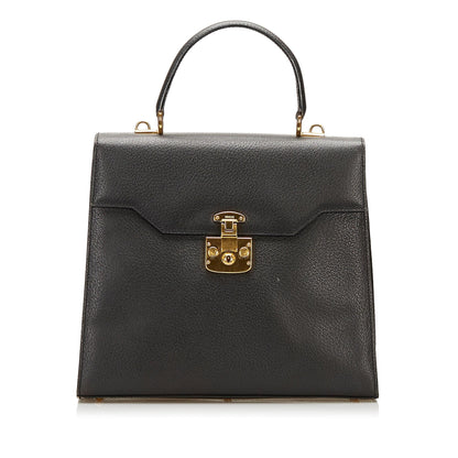 Gucci Lady Lock Leather Satchel (35619)