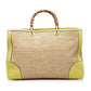 Gucci Large Bamboo Raffia Satchel (xxZMBj)