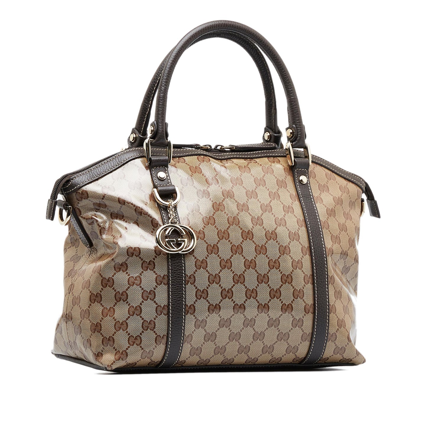 Gucci Large GG Crystal Charm Dome Bag (7wkE8H)