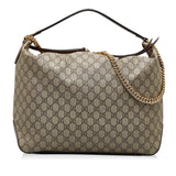 Gucci Large GG Supreme Linea A Hobo (naOFM6)