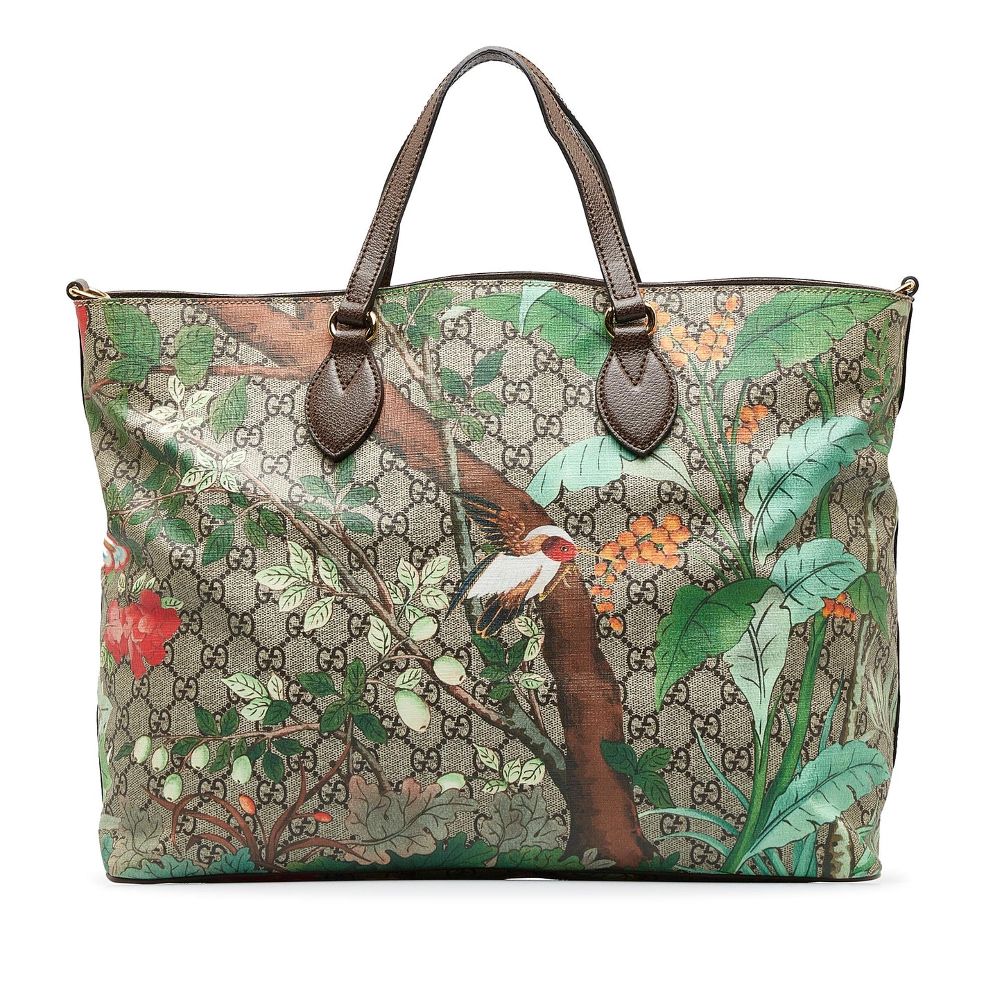 Gucci Large GG Supreme Tian Soft Convertible Tote (POdXKO)