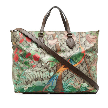 Gucci Large GG Supreme Tian Soft Convertible Tote (POdXKO)