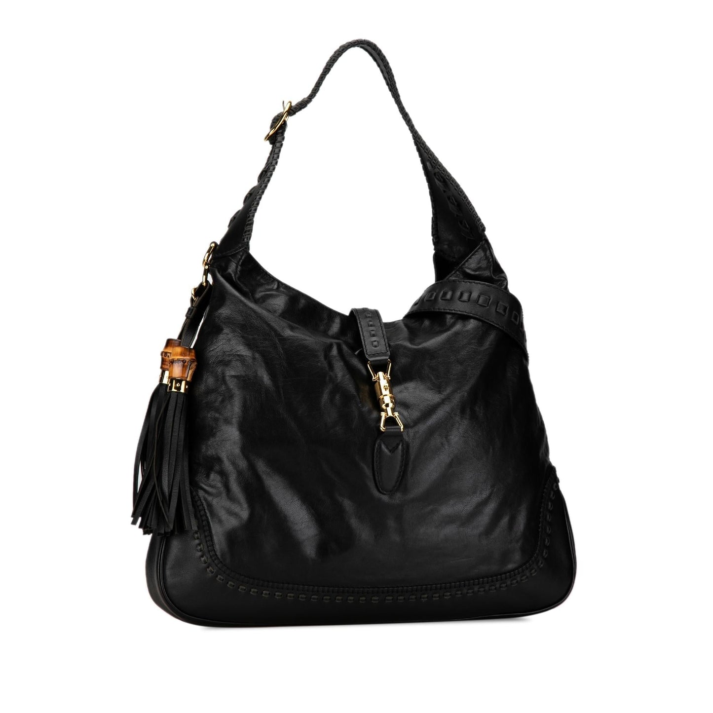 Gucci Large Leather New Jackie Satchel (IPKUWc)