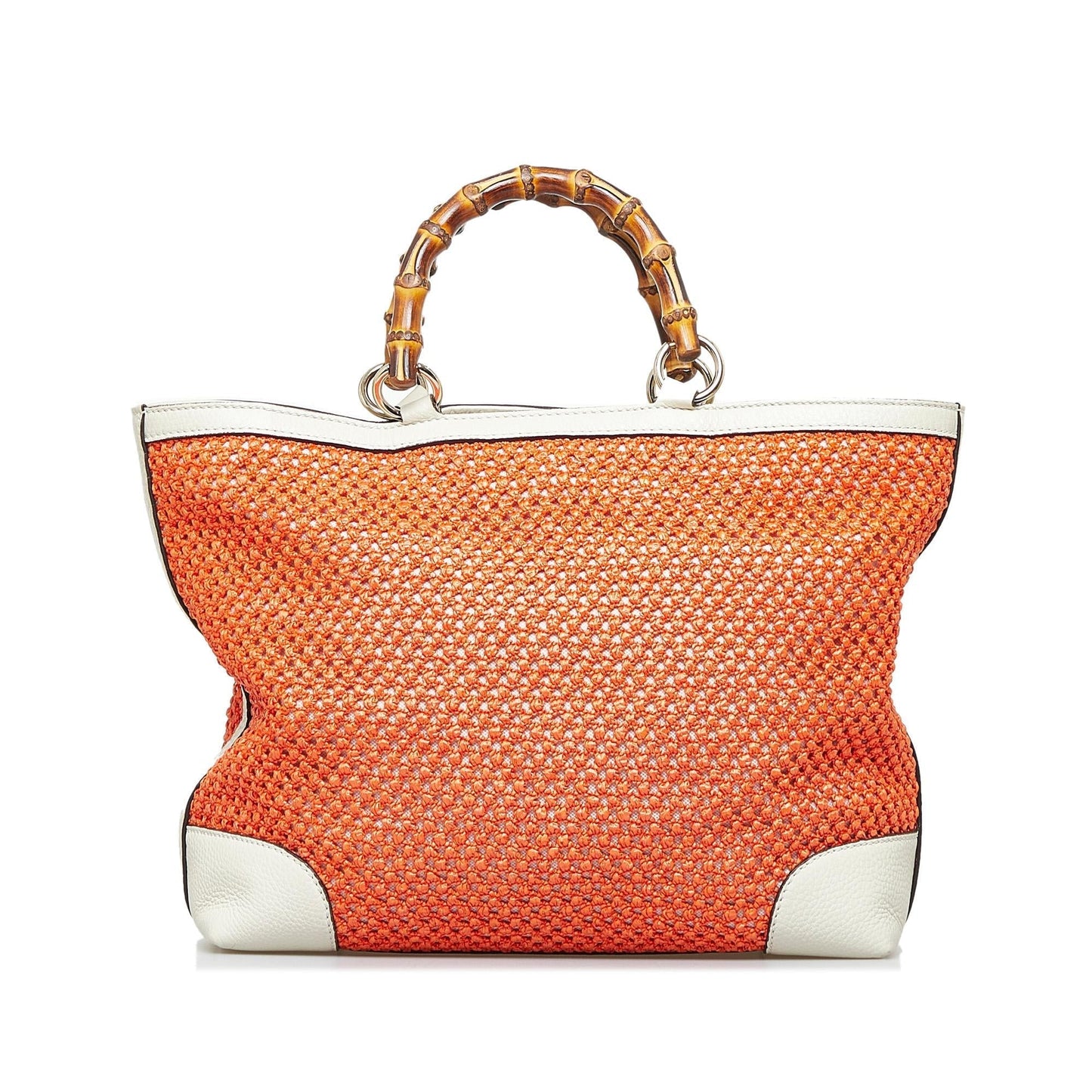Gucci Large Raffia Bamboo Shopper Tote (BjufB6)