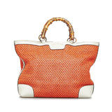 Gucci Large Raffia Bamboo Shopper Tote (BjufB6)