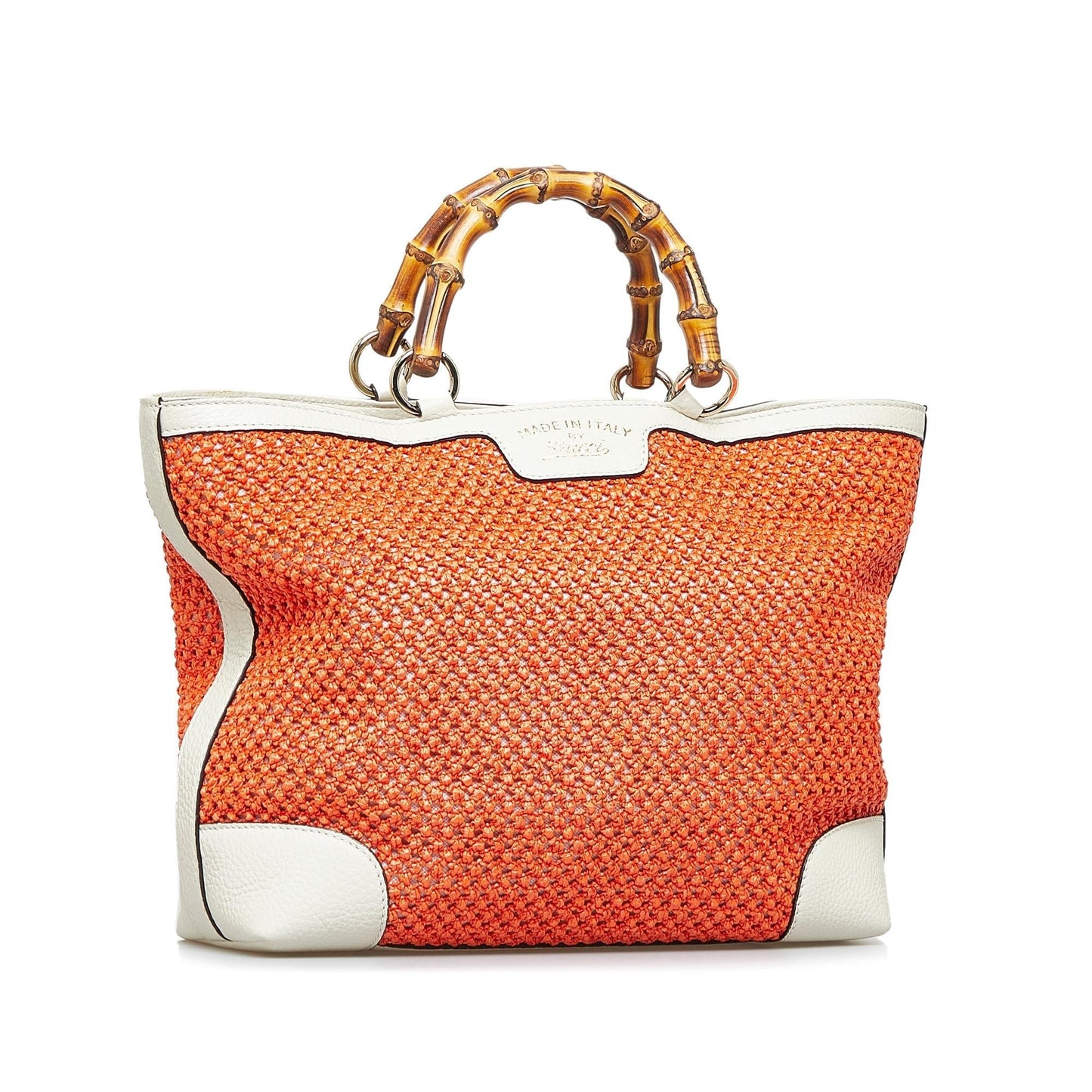 Gucci Large Raffia Bamboo Shopper Tote (BjufB6)