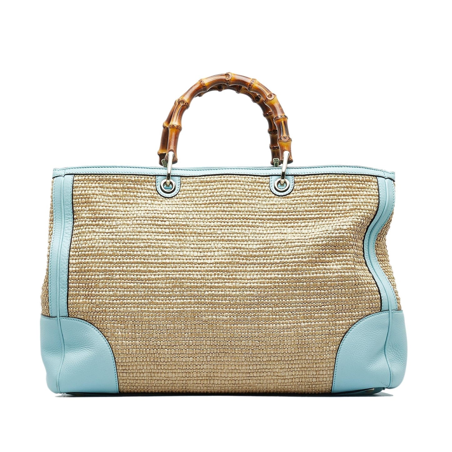 Gucci Large Raffia Bamboo Shopper (wkXCkH)