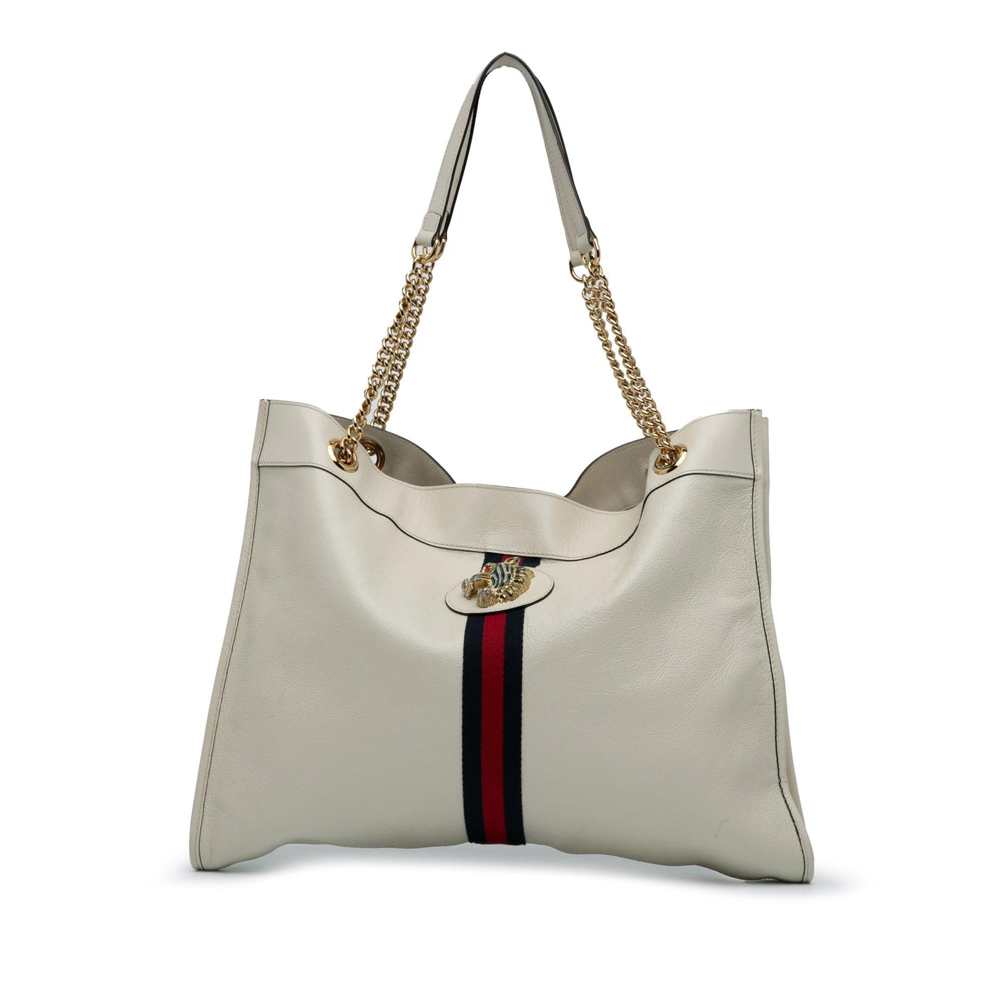 Gucci Large Web Leather Rajah Tote (dbxSwX)