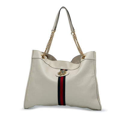 Gucci Large Web Leather Rajah Tote (dbxSwX)